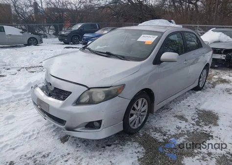 2009 Toyota Corolla S z USA, uszkodzony, nr VIN 2T1BU40EX9C124070